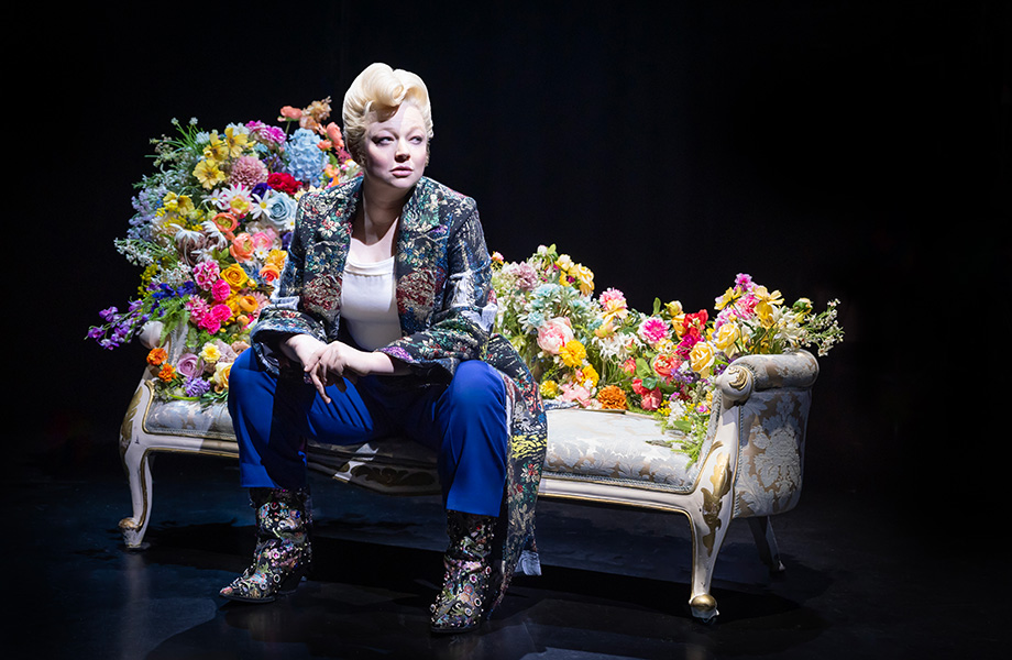 Sarah Snook in The Picture of Dorian Gray (photograph by Marc Brenner)